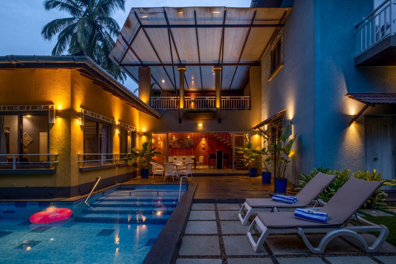 Beach 7 Mins Walk Luxury Villa Diva Calangute Exterior photo