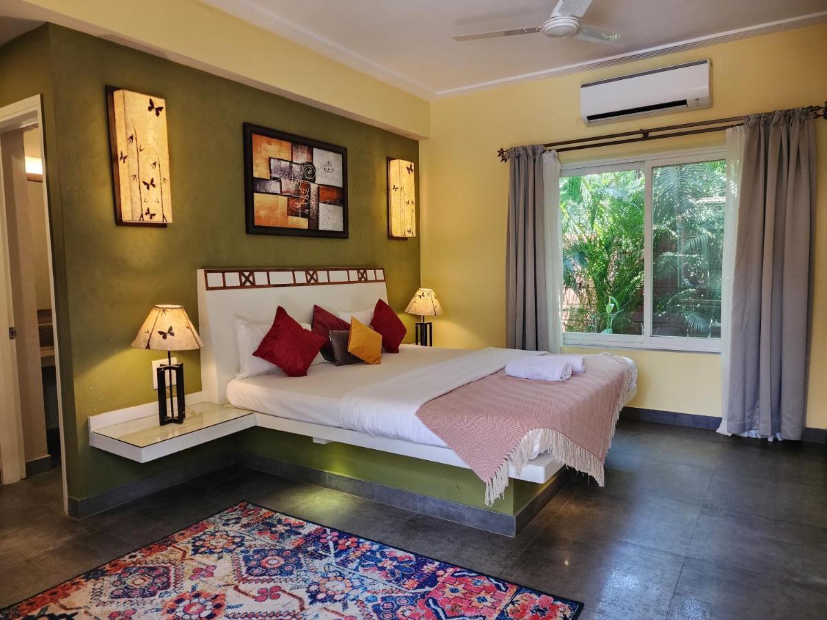 Beach 7 Mins Walk Luxury Villa Diva Calangute Exterior photo