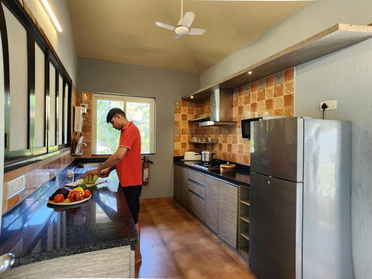 Beach 7 Mins Walk Luxury Villa Diva Calangute Exterior photo